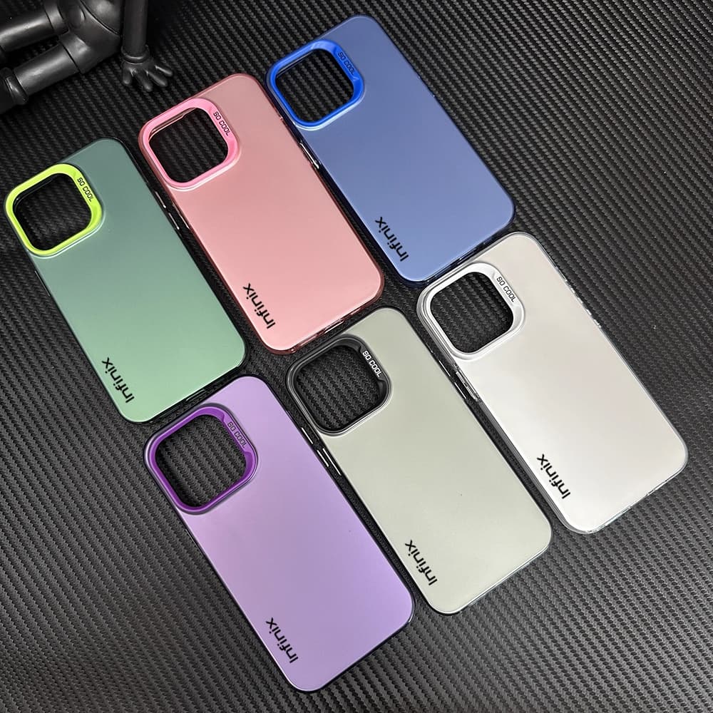 Invólucro Infinix Smart 10 9 8 7 5 HD Pro Plus + Capa De Telefone Luxuosa Fosca À Prova De Choque
