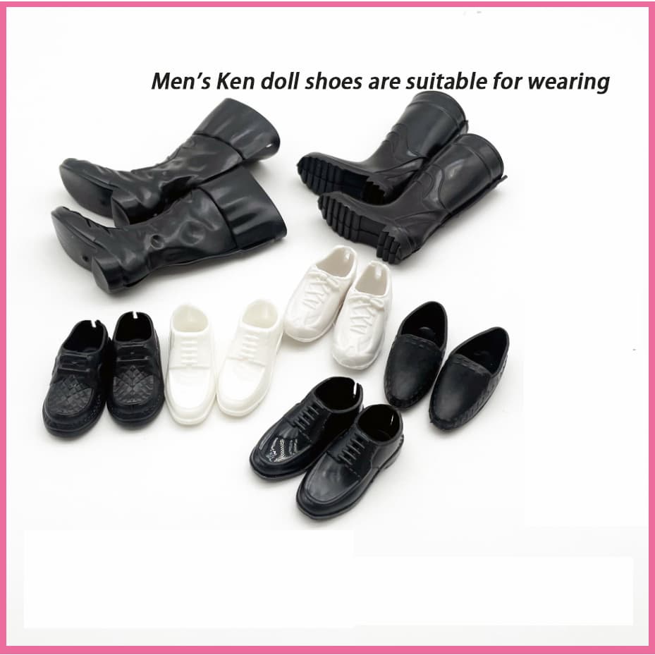 30cm Baby Boyfriend Ken Sapatos/Botas/Sandálias/Corpo Shoes