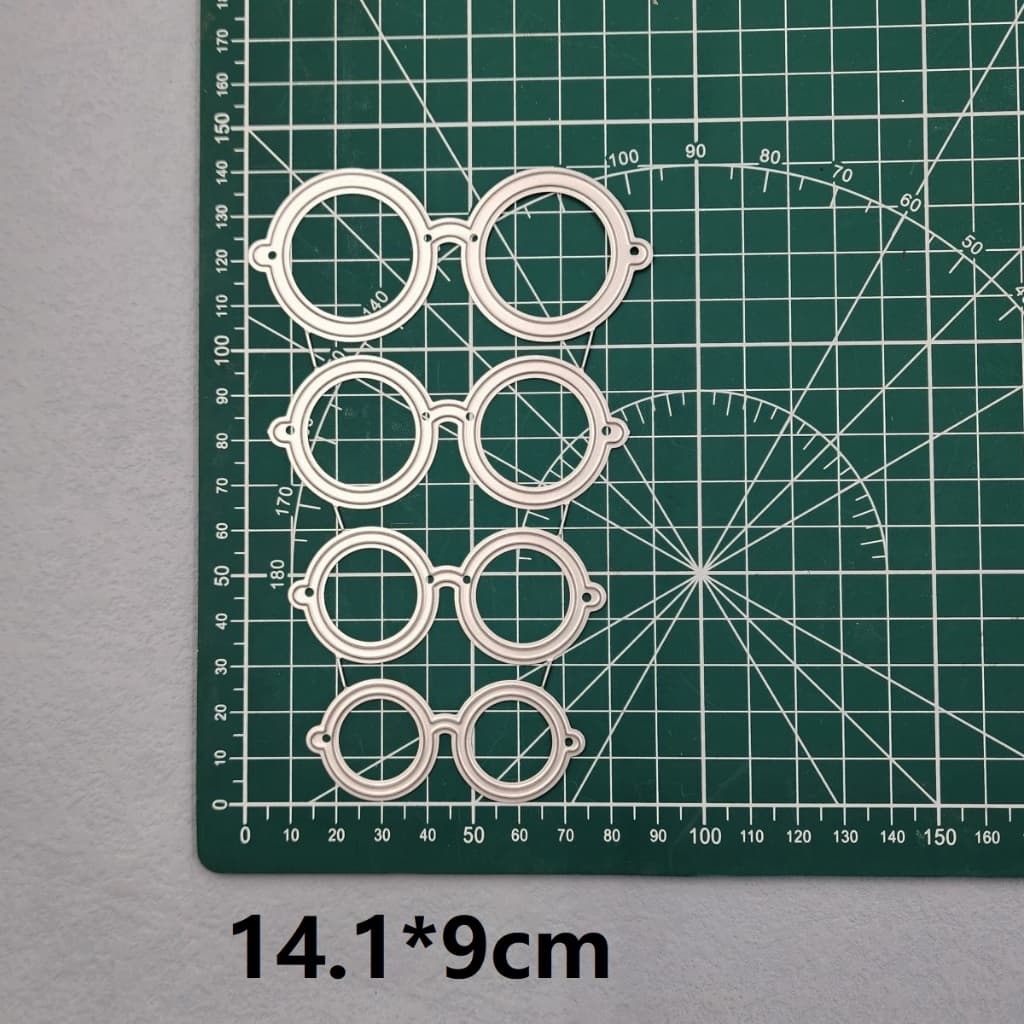 Cortes De Metal De Vidro Para Raspagem , Artesanato De Bricolagem Stencil