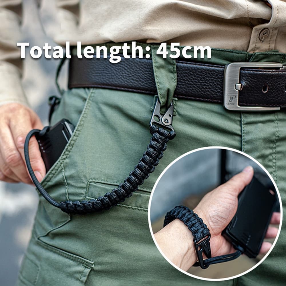 33cm paracord keychain camping corda de escalada