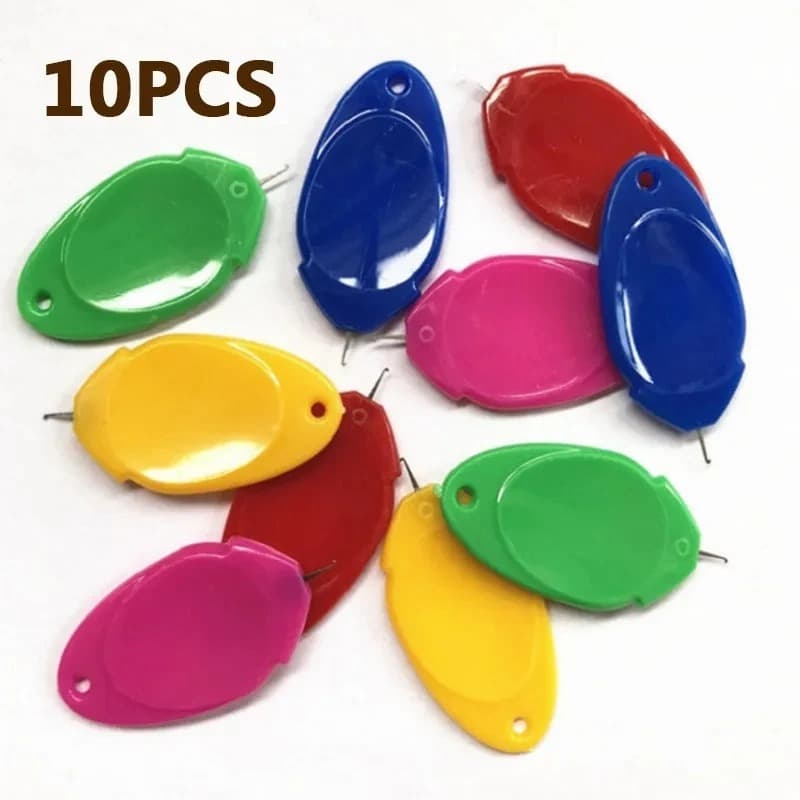 10pcs/lot 5pcs/1pc Enfiador De Agulha Simples Passador de Linha