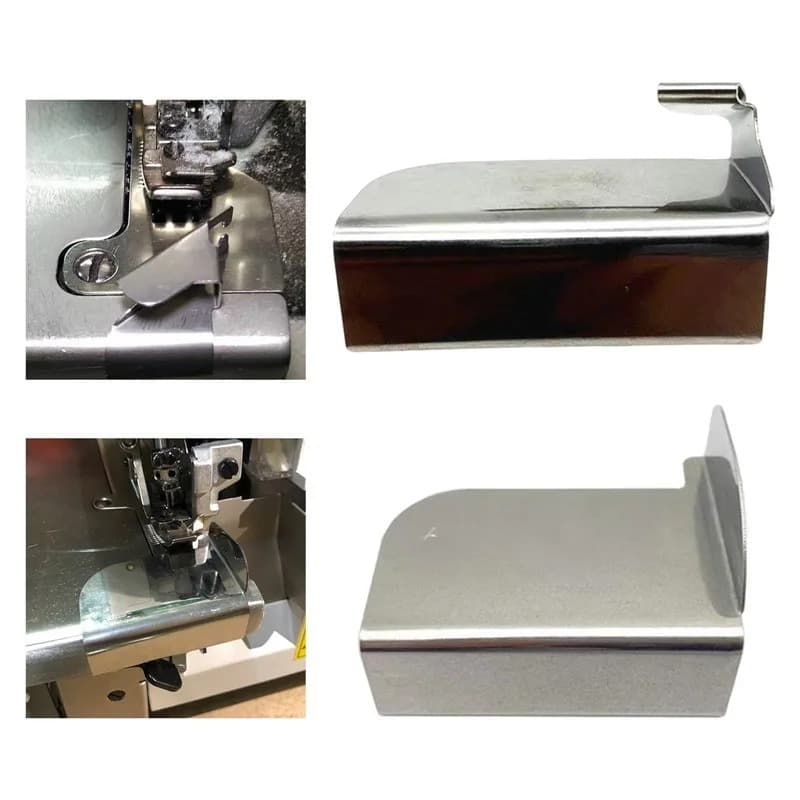 la Máquina De Costura Industrial Overlock Régua Guia Hemmer Cânhamo Material Fino Anti-Rugas Estanho Durável