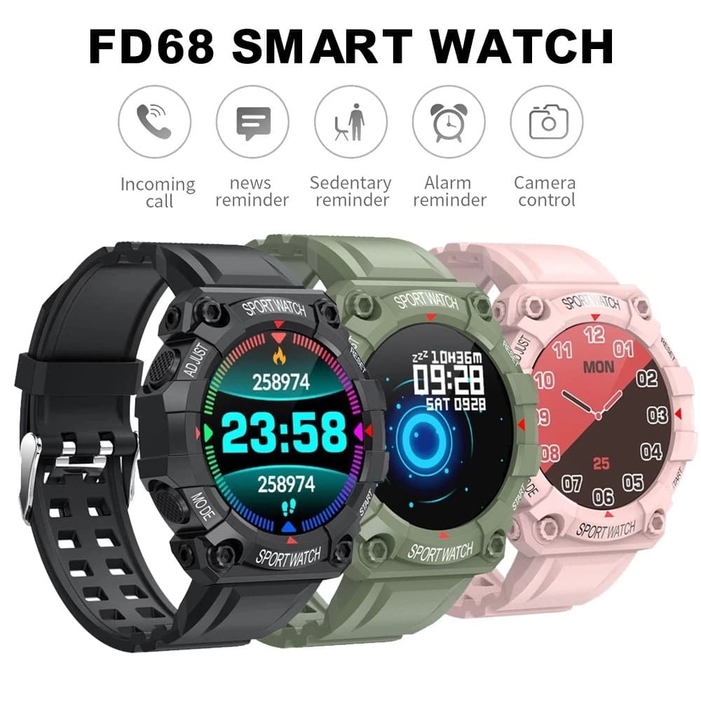 Smartwatch Relógio Inteligente Fitness Com Frequência Cardíaca , Pressão Arterial , Monitor De Sono/Multifuncional Pulseira Compatível iOS