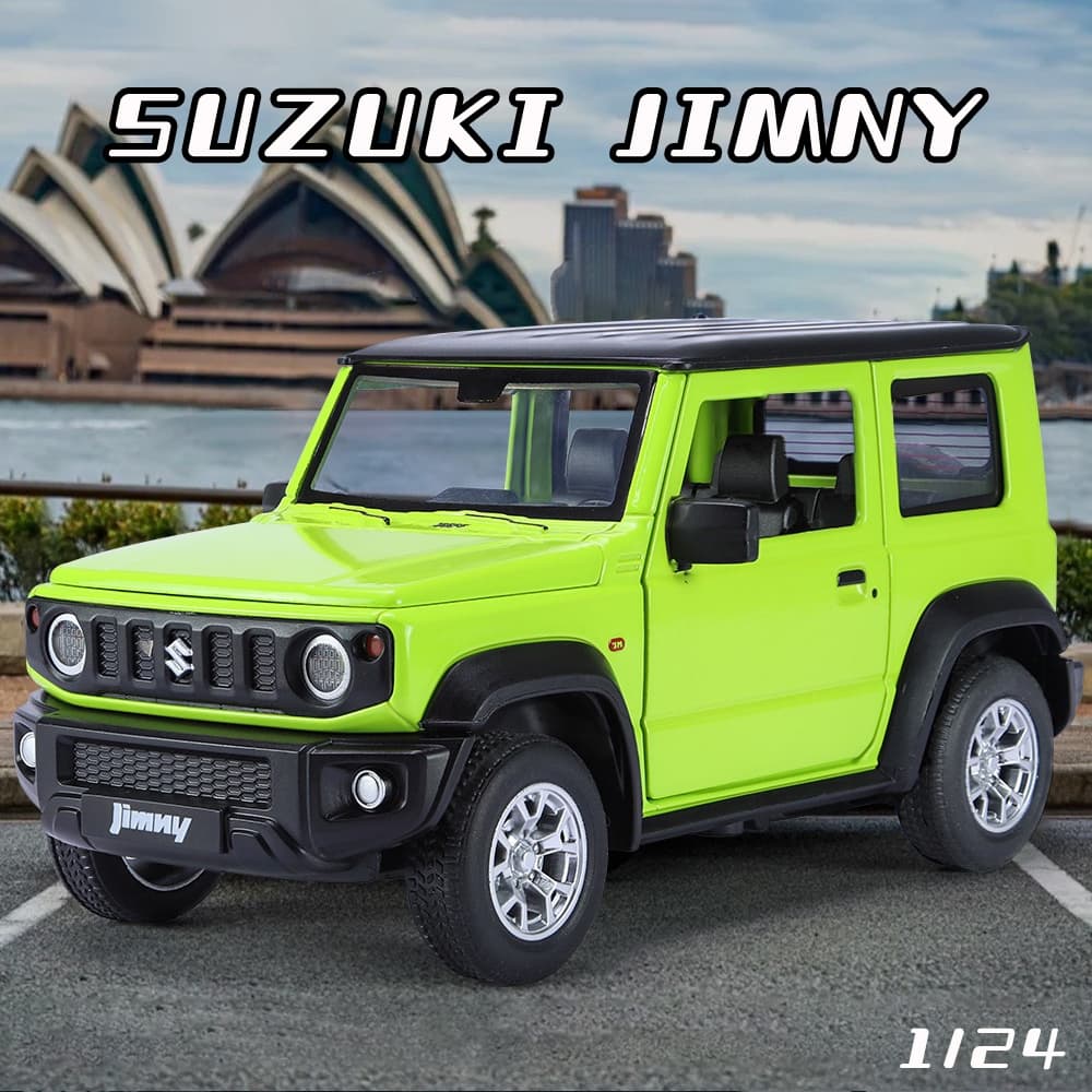1 : 24 Balança Suzuki Jimny Alloy Car Modelo Diecast Carro De Liga Leve Som Amantes Coleção Kids Birthday Gift Metal Boys Toys