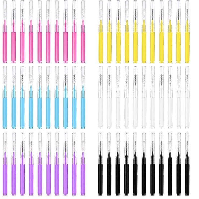 10Pcs Mini Escova De Sobrancelhas Perm Permissão Microescova Interdental Aplicadores Descartáveis De Levantamento Ferramenta De Maquiagem De Extensão De Pestanas