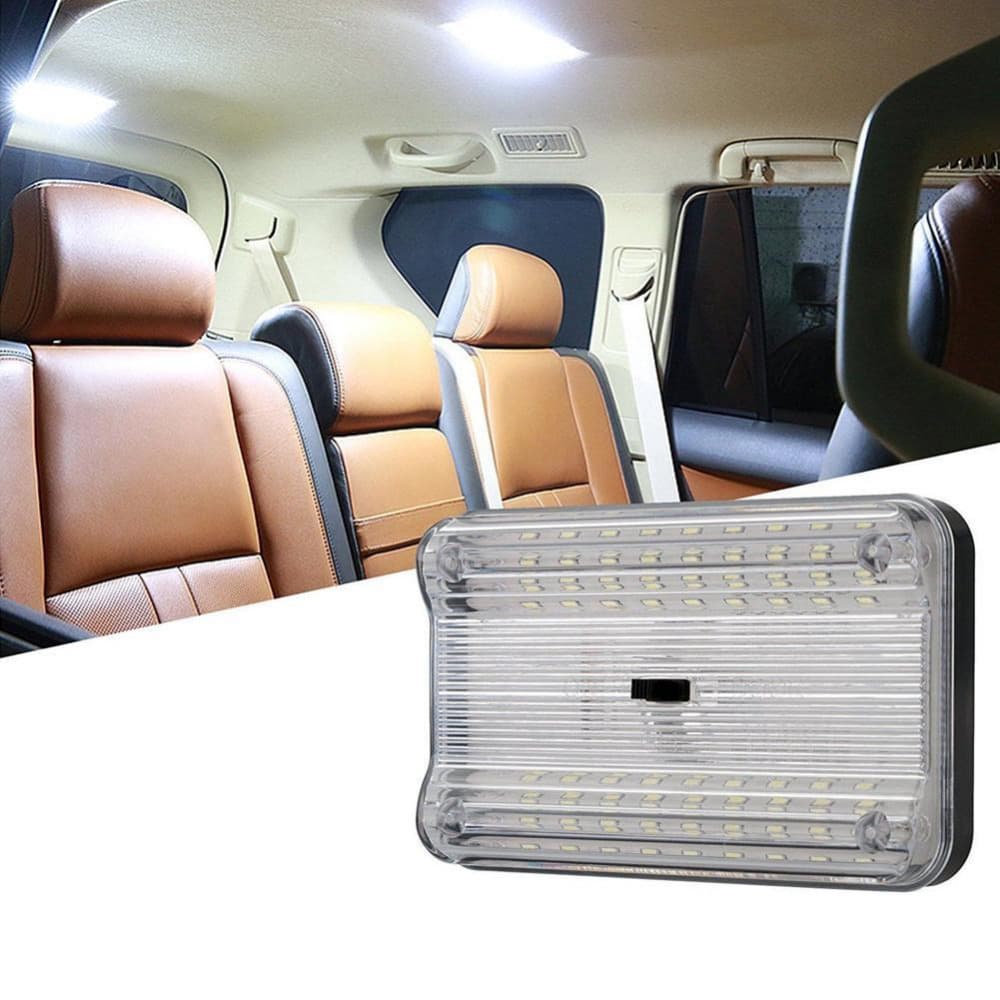 1Pcs 12V 36LED Luz De Teto Com Interruptor Leitura No Interior Do Carro Noturna