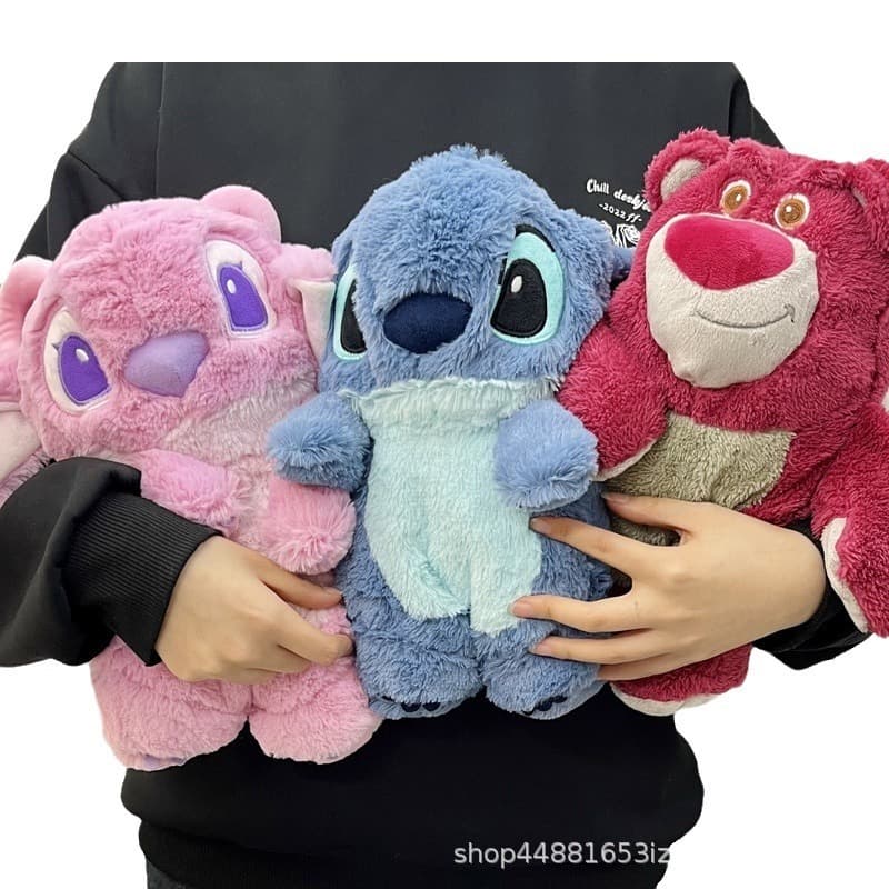 Angel  Winter Cute Plush Doll Doll Injeção de Água para Estudantes Meninas Estudantes Saco de Água Quente Saco de Água