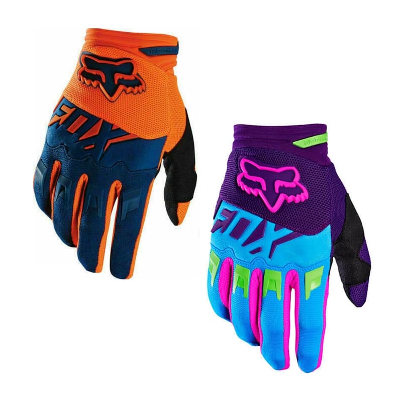 FOX Luvas Motocicleta 11 Cores Masculinas Para Motor Cycle Equitação Motocross Bicicleta Ciclismo MTB