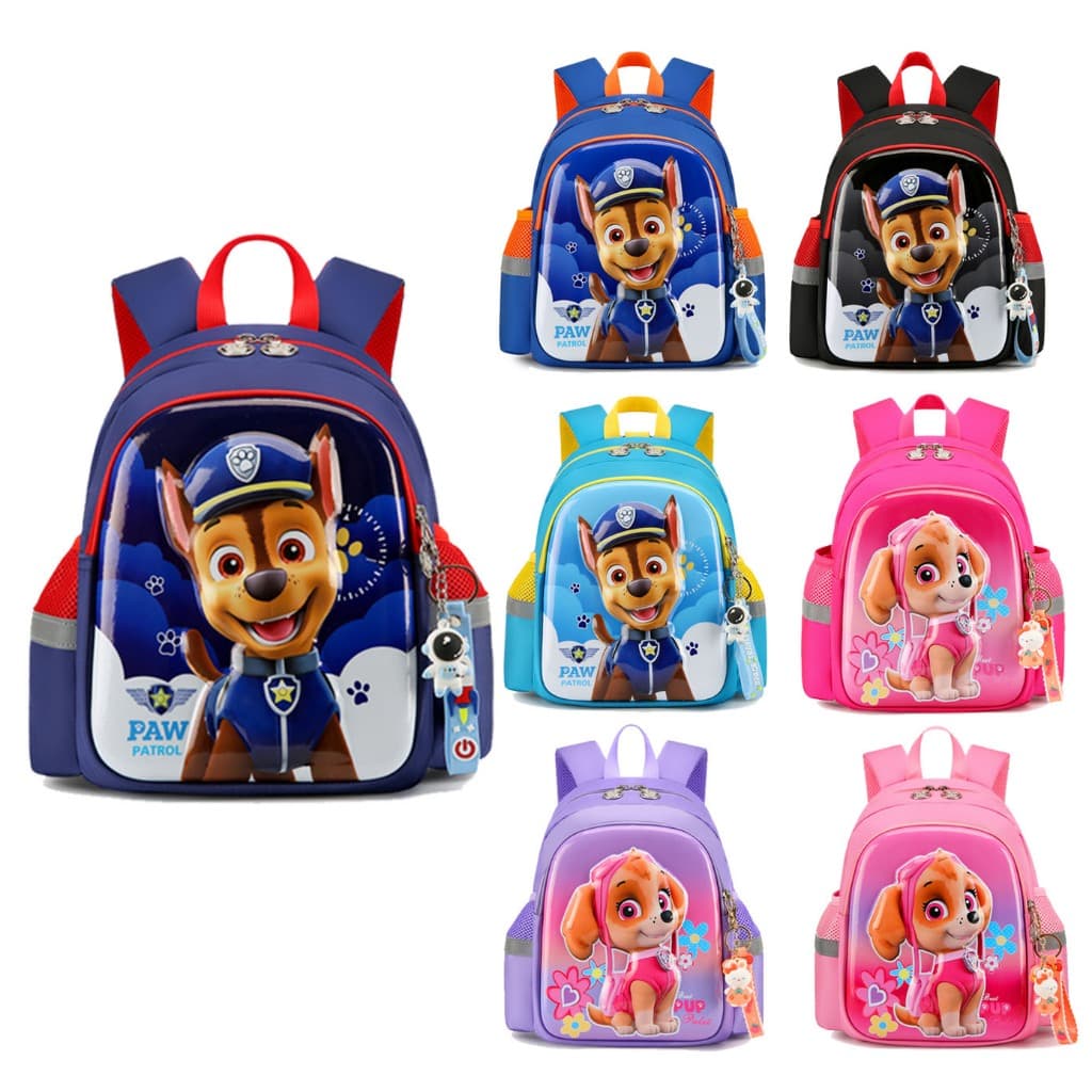 Volta à Escola Dog Pattern Uma Mochila de Grandes Capacidades Para Estudantes Mochila de Escolas Crianças de Caricatura