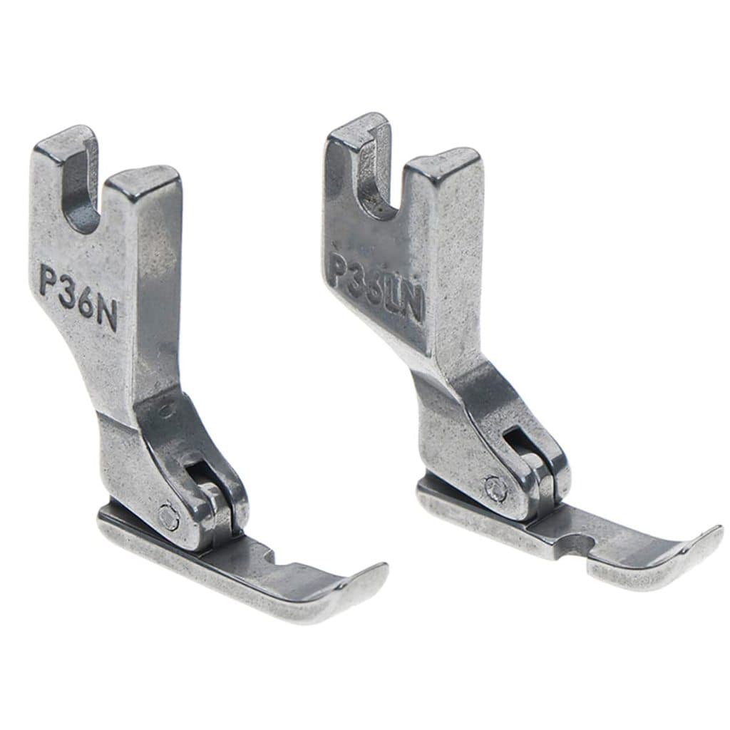 Pé Calcador de costura reta para zíper P36N P36LN Industrial