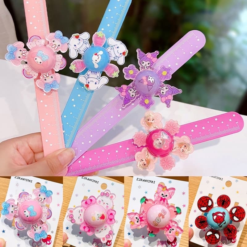 Pulseira Luminosa Rotativa Disney Disney Disney para Crianças Pulseira Luminosa Rotativa 2021 Cartoon Portátil de Verão Presentes de Atacado ao Ar Livre
