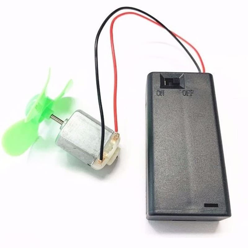 F130 Motor Pequeno Motor Pá de Ventilador DC Motor Pequeno Motor de Quatro Rodas Motor de Faça-você-mesmo Educação Educação Mini Ventilador