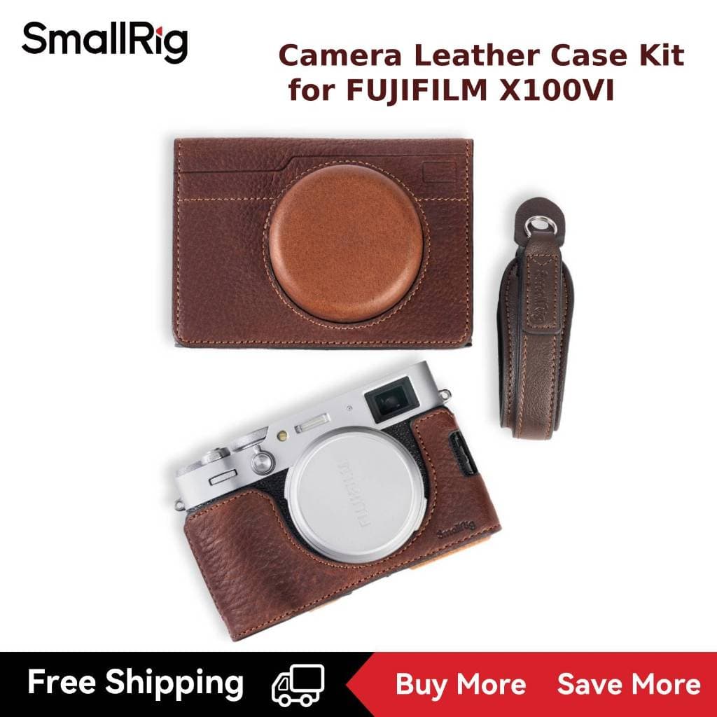 Kit De Capa De Couro Para Câmera SmallRig FUJIFILM X100VI # 4558 4699 4700 4701