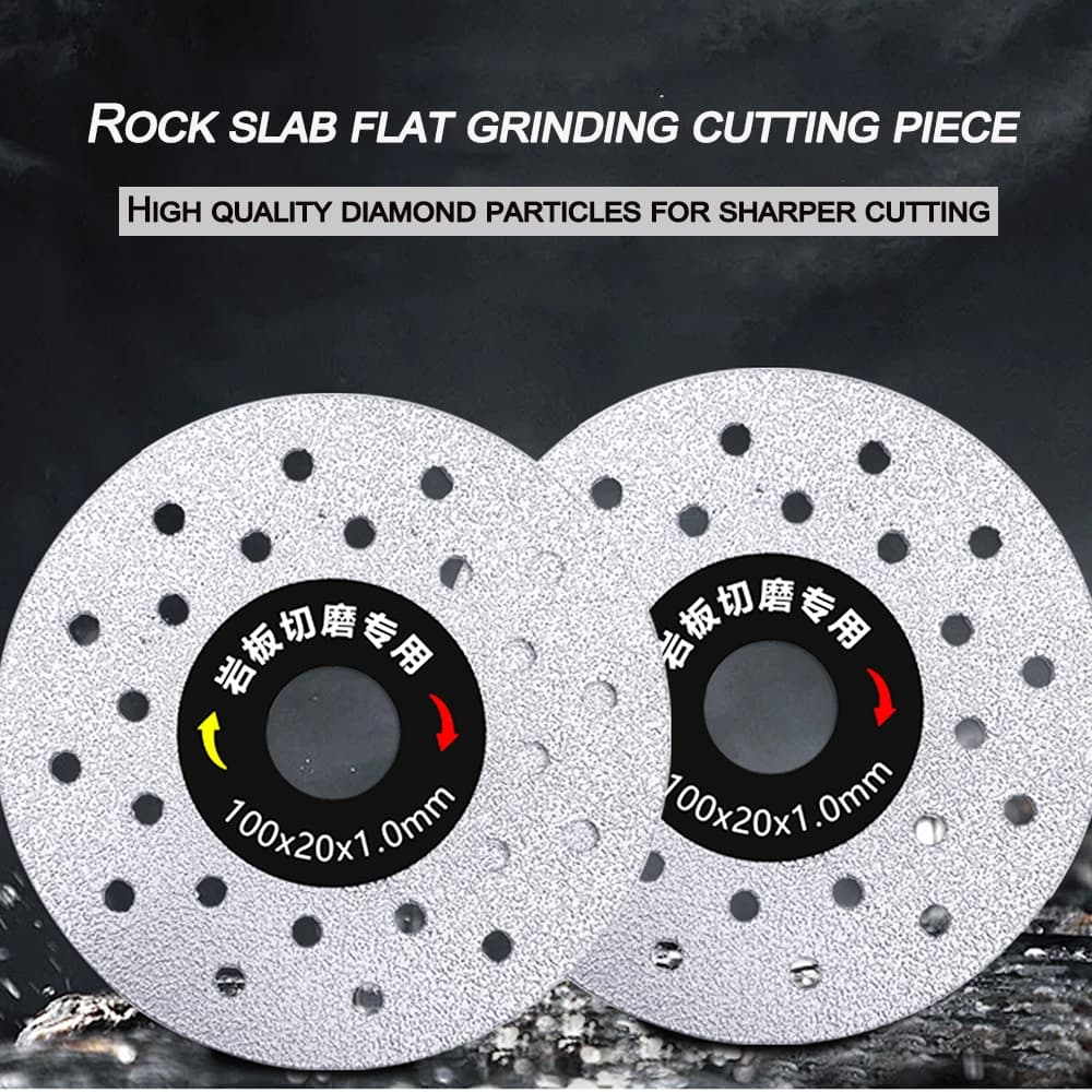 Peças Especiais De Corte Para Placas De Rocha Furo De Serra De Diamante Lâmina Disco Plana Ladrilhos Cerâmicos E Ferramentas Em Fatias Chanfradas De Mármore De Dupla Finalidade
