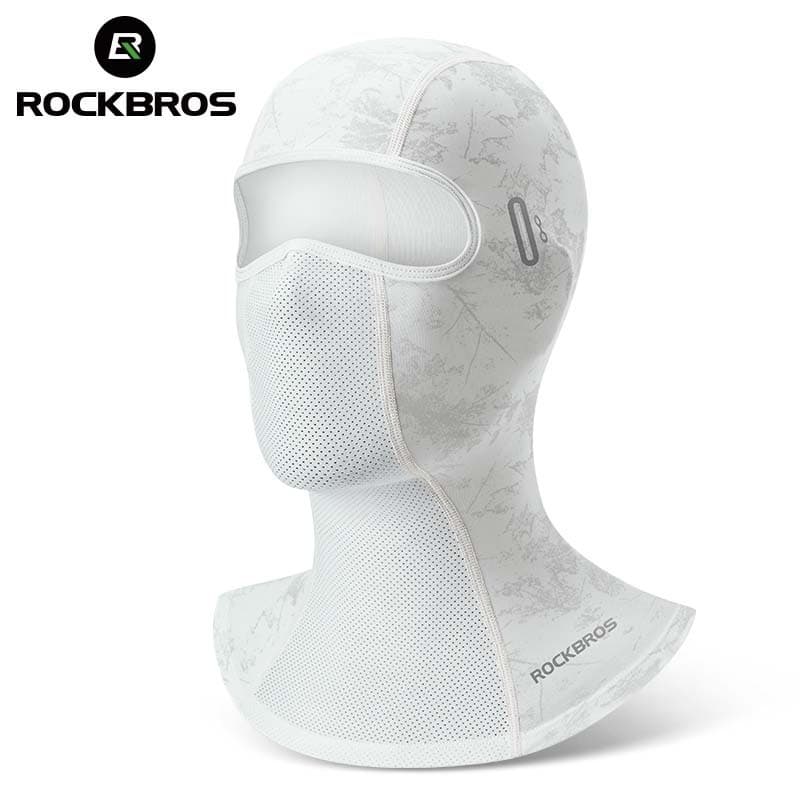 ROCKBROS Máscara Facial Completa Mudança De Cor UPF50 + Balaclava De Seda Gelo Proteção Solar Motocicleta Bicicleta Capu