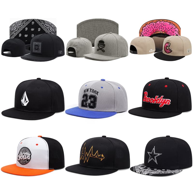 Boné De Moda Bordado Para Homem Mulher Hip Hop vintage cap snapback Algodão Verão Chapéu Ajustável