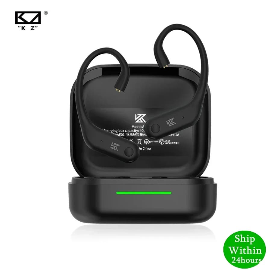 KZ AE01 Cabo De Atualização Sem Fio Compatível Com Bluetooth 5.4 HIFI Conector De Gancho De Orelha C PIN Caixa De Carga