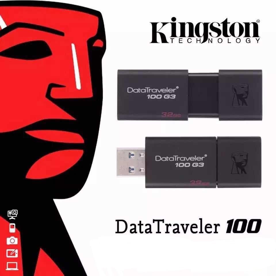 Unidades Flash USB Kingston 128GB 256GB 16GB 32GB 64GB 3.0 Pen Drive De Alta Velocidade DT100G3