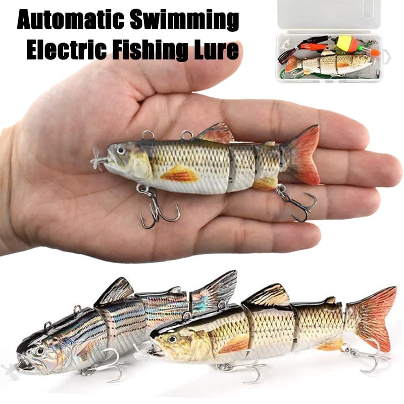 Isca Automática Robótica Robotizada De Pesca Multi Articulada USB Recarregável Wobbler