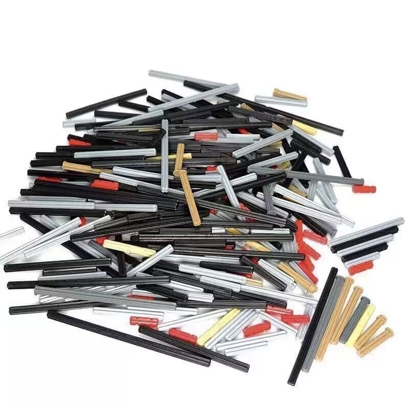 Moc Peças de tecnologia de pequenas partículas Bloco de construção 9686 EV3 Peças de corte transversal Eixo de parada do eixo 3707 50451 87083