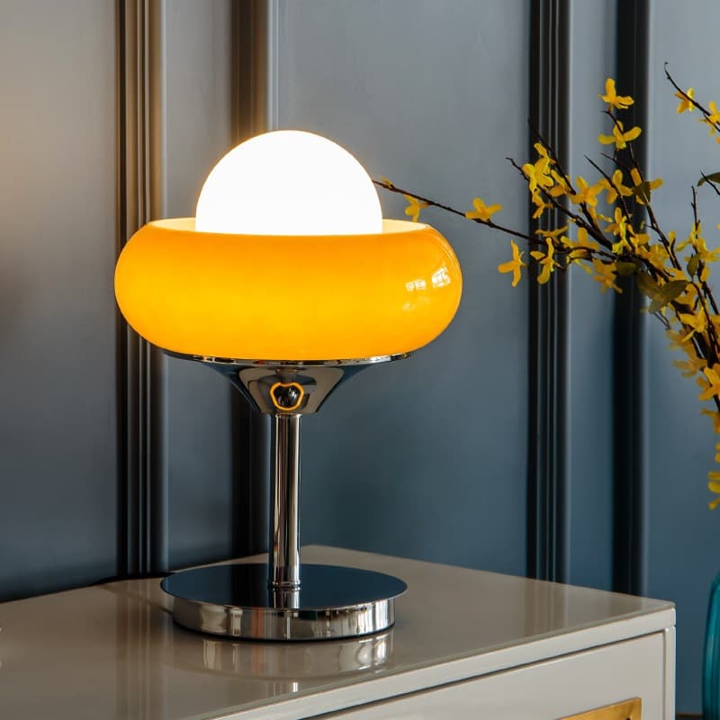 Nordic Bauhaus LumináRia De Mesa Vdro Moderna Quarto LumináRia De Leitura Estudo Abajur De Cabeceira
