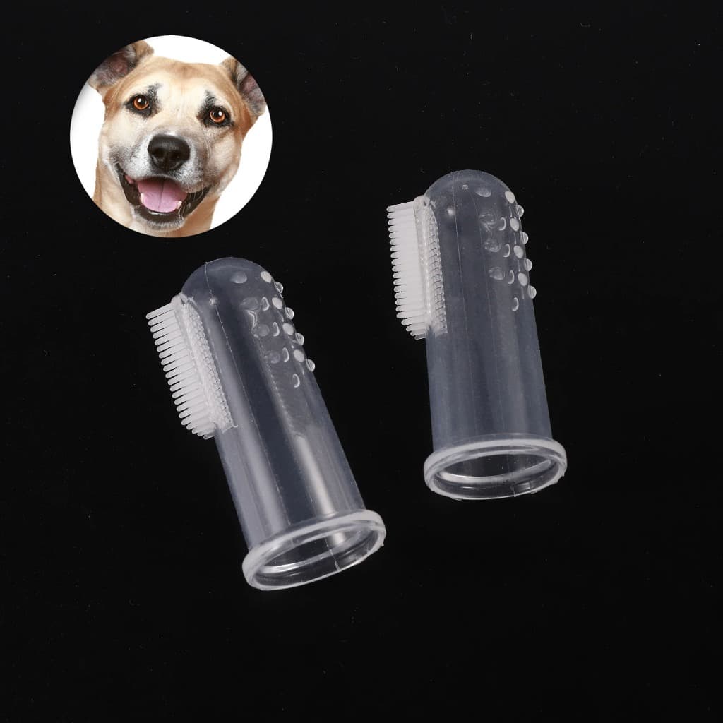 1/3 Pçs Pet Silicone Dedo Berços Escova De Dentes Gatos Cães Escovação Produtos De Limpeza Oral