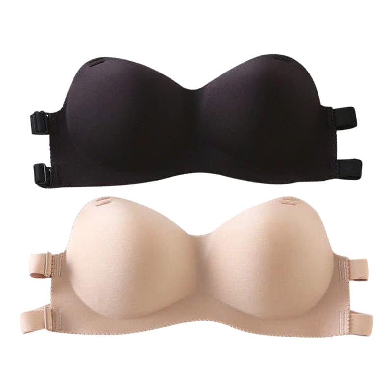 WECHERY Sutiã Push Up Sem Alças Costas Sutiãs Invisíveis Para Mulheres Roupa Íntima Costura