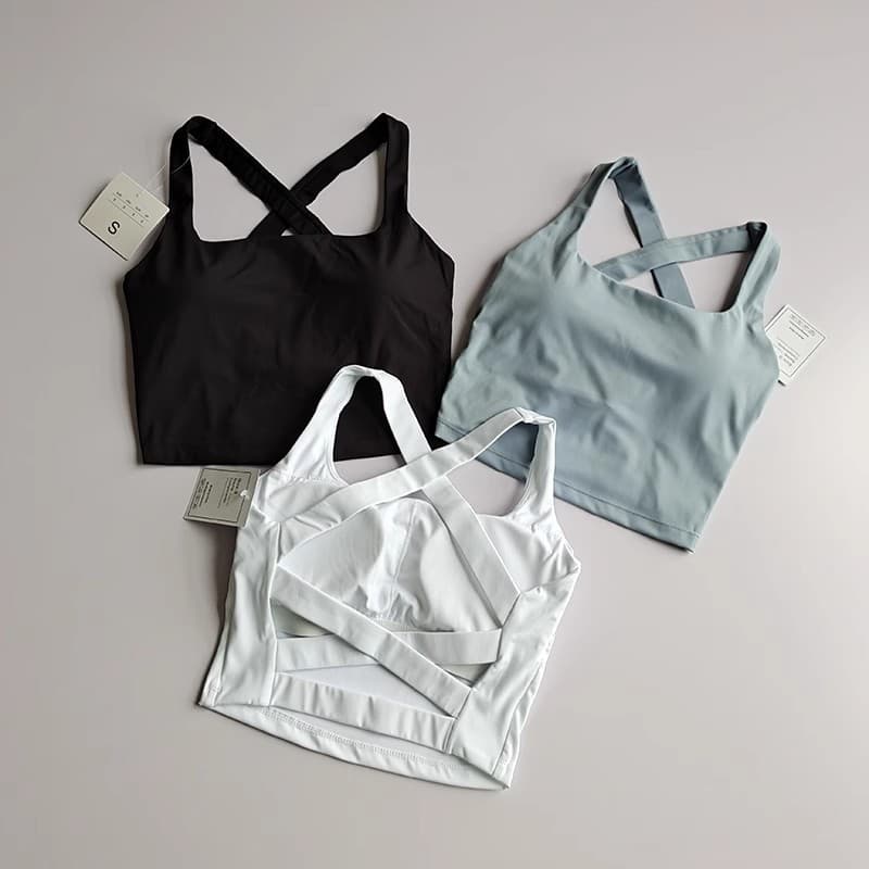 Soutien De Esporte Feminino Top Push Up Fitness Yoga Tops Esportivos Para Mulheres Colete De Corrida Respirável Bralette