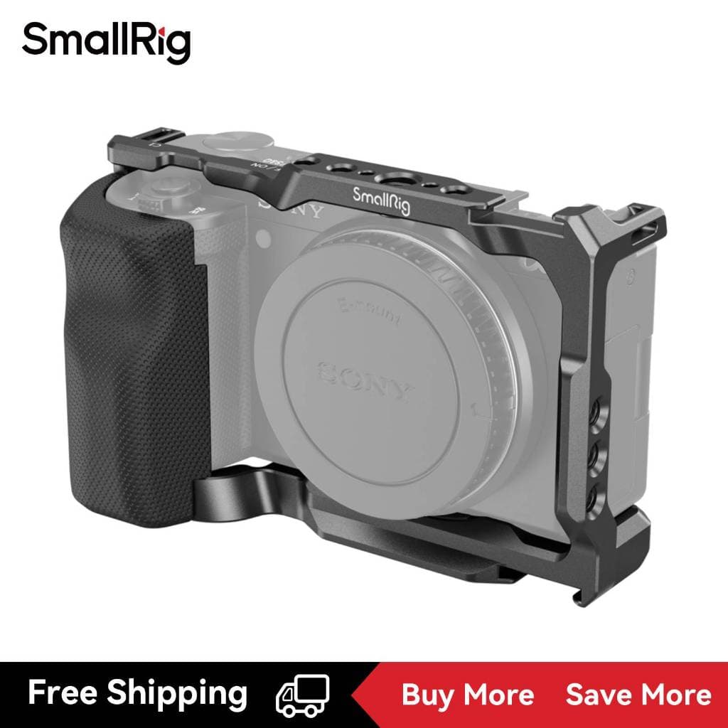 Gaiola SmallRig Cage & Com Grip Para Sony ZV-E10 # 3531B 3538B