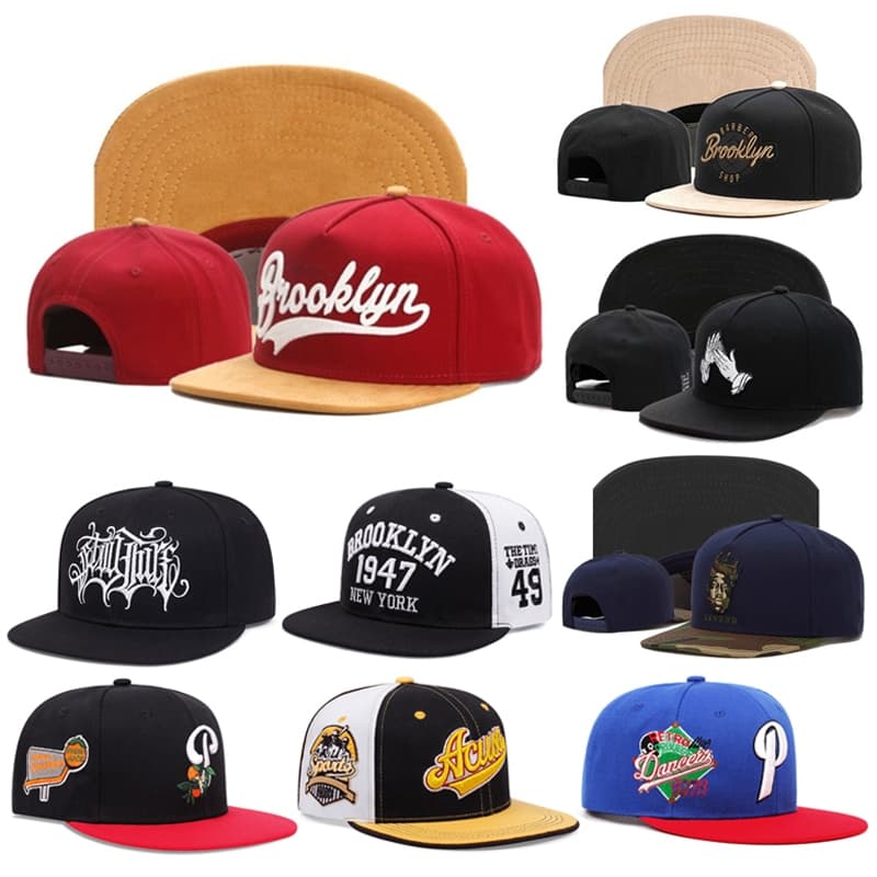 Boné De Beisebol Da Moda Para Homem Mulher Bordado Brooklyn Carta Painel snapback Exterior Viseira