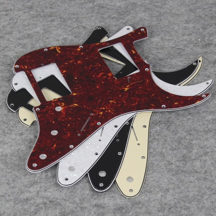 FLEOR HH Guitarra Elétrica Pickguard Pick Guard Raspadinha Com Parafusos Para Acessórios De Estilo FD ST De 11 Furos
