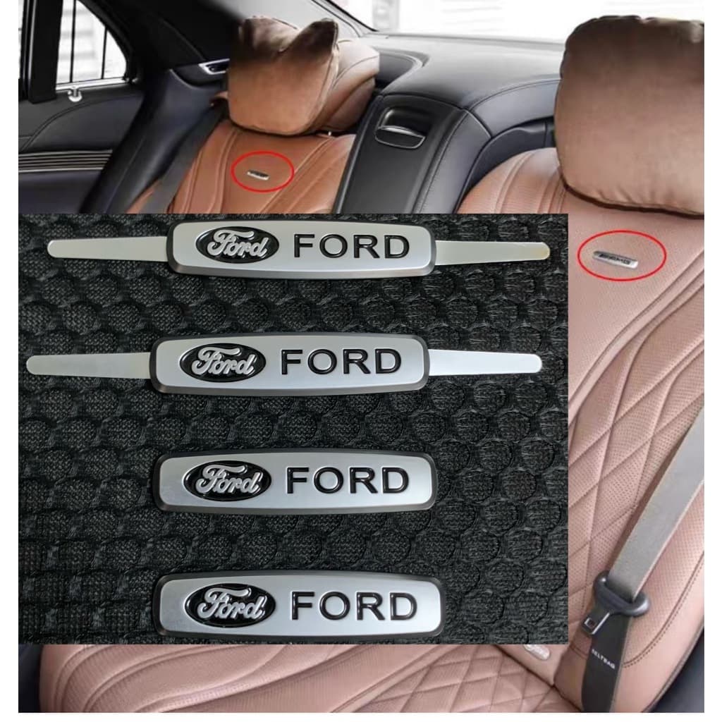 【 Ford 】 ✿ Modificação Metálica 3D Autocolante Com O Logotipo Da