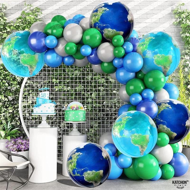 Balões Globo Para Decorações Mundiais Ao Redor Do Mundo | Mylar De Festas , De Viagem