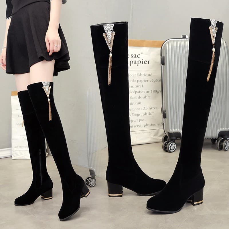 2024 Bota Montaria Over The knee Feminina Carmuça