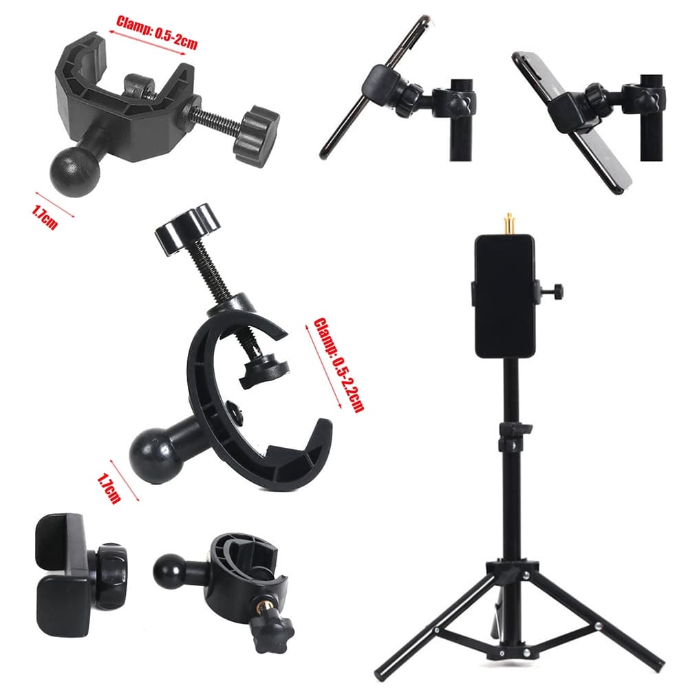 multi-Função Tripé Clipe De Expansão Do Telefone Celular Suporte Ao Vivo Câmera Equipamentos Acessórios