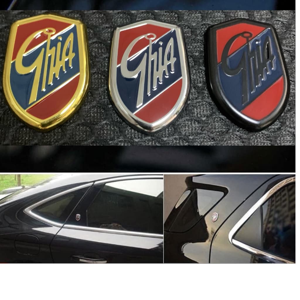 Autocolante Com O Logotipo Da GHIA Side Shield 3D Ford Focus 2 3 4 Mondeo Fiesta Ecosport Kuga Explorer Acc .