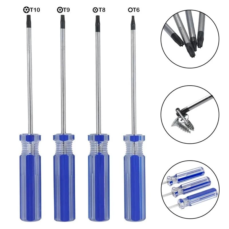 Chave Torx T6 T8 T9 T10 com Furo Precisao para Video Games Celular Consoles 3mm Ferramenta De Reparação