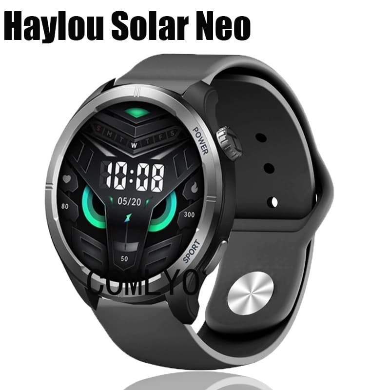 Para HAYLOU Solar Neo Smart Relógio Pulseira Esportiva De Silicone Exterior
