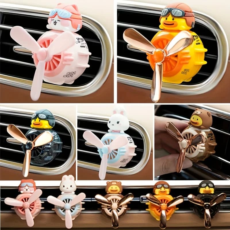Nova Aromaterapia Fofa Tabletes De Ar Condicionado Para Carros Saída De Magnético Cartoon Doll Aromatherapy Ornamentos