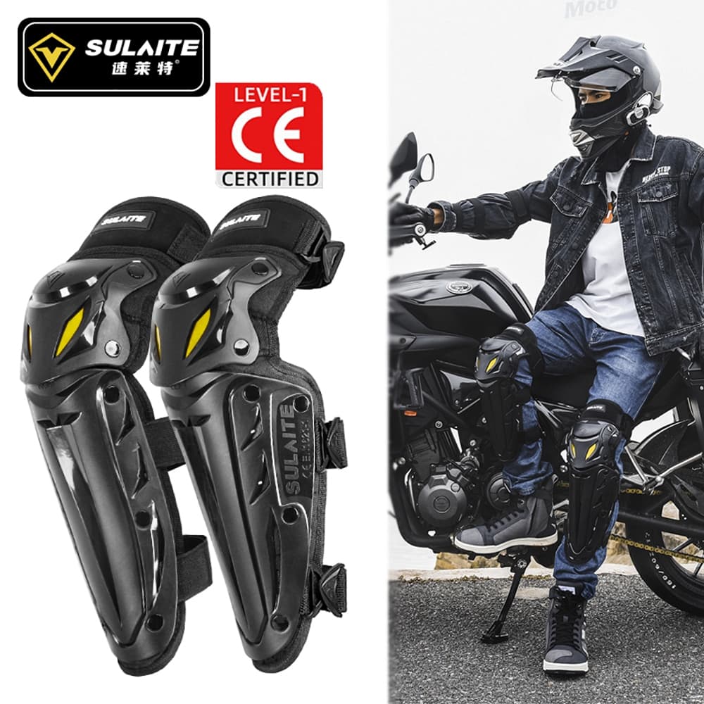 SULAITE Joelheiras Para Motocicletas E Eblow Pads Equipamento De Proteção Anti-Queda Ciclismo