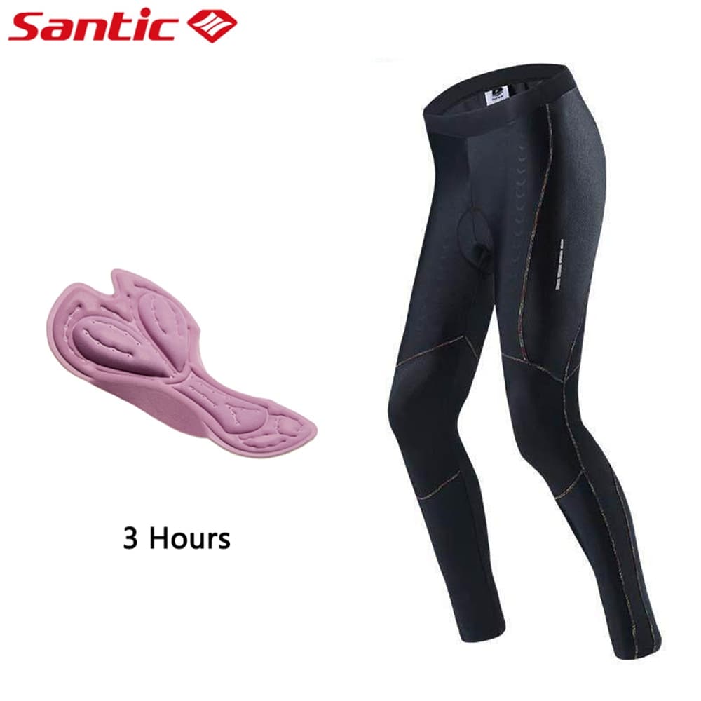 Santic Santic Santic primavera verão camisa de ciclismo calças protetor solar confortável respirável calças ciclismo fem