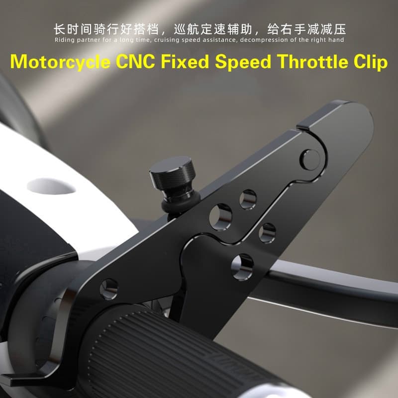 Motocicleta CNC Velocidade Constante Controle De Cruzeiro Clipe Do Acelerador Suporte Auxiliar Bloqueio Óleo