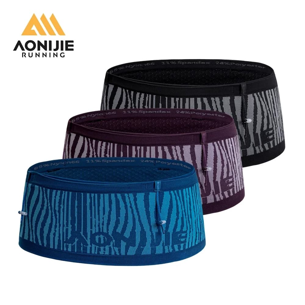 AONIJIE W8135 Esportes Correndo Cinto Número Masculino Feminino Hidratação Cintura Saco Pacote Multi-Função Para Corrida