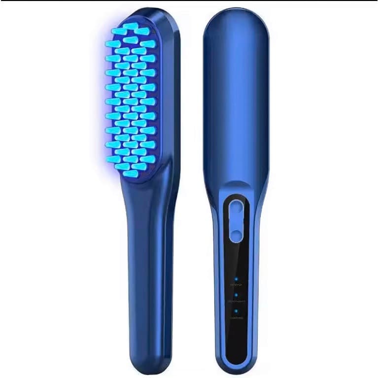 EMS Escova Massageadora De Couro Cabeludo Para Pente De Crescimento De Cabelo Aplicador De Óleo A Laser Terapia Infravermelho