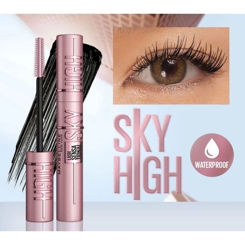 Sky High Mascara 6ml/Preto Natural Curl/Volumizing E Alongamento De Pestanas
