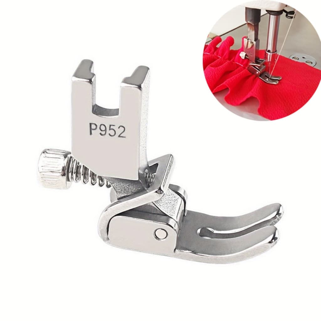 calcador de franzir com regulagem de parafuso para maquina  industrial