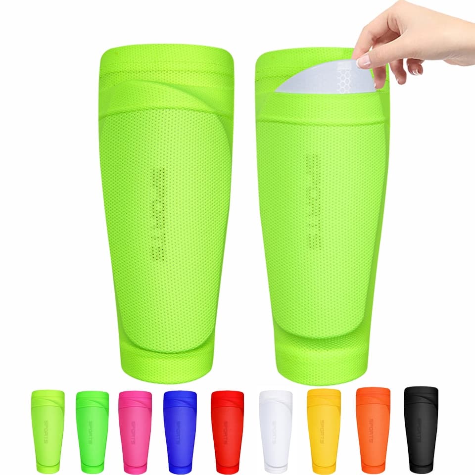 1 Par Manga De Caneleira Futebol Compressão Perna Para Homens Kids Adult Sports