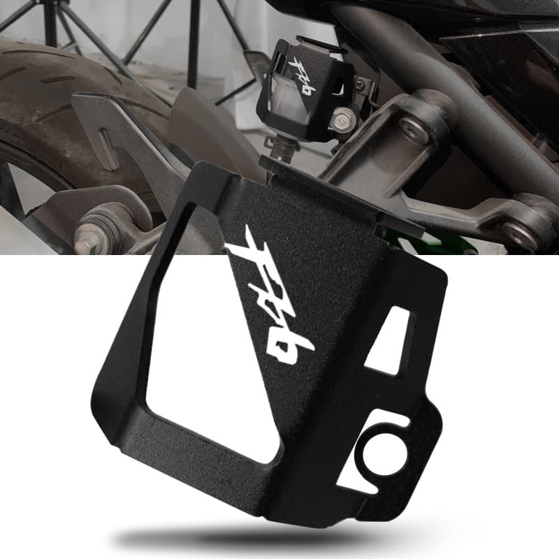 Para A Yamaha FZ6 FZ-6 FZ6R ZF6N FAZER Acessórios De Liga De Alumínio Motocicletas Tampa Protetora Do Reservatório De Fluido De Freio Traseiro