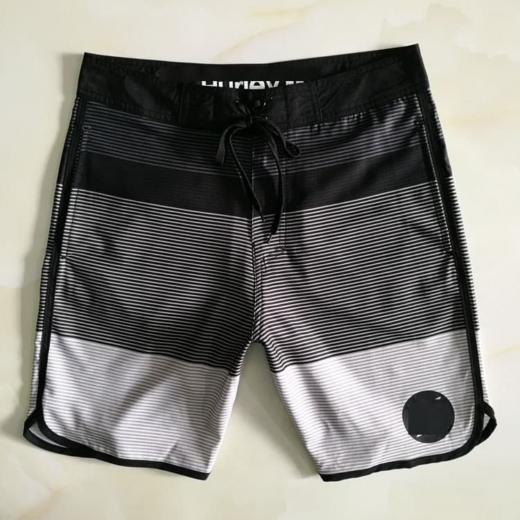 Calção De Praia Masculina De Marca De 4 Vias À Prova D'água Nova Das Bermudas Secagem Rápida seluar pantai Surfwear