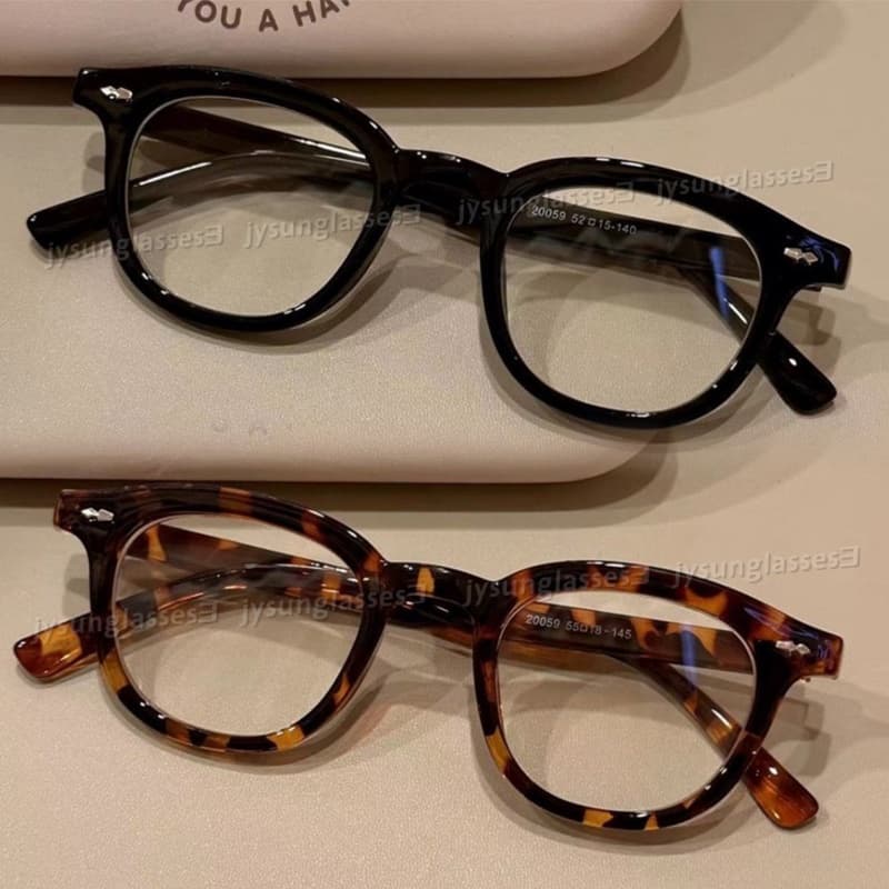 Novo Retro Oval Preto Moldura Anti-Azul Óculos De Luz Para Mulheres Homens Pequena Feminina Espelho Masculino Radiação